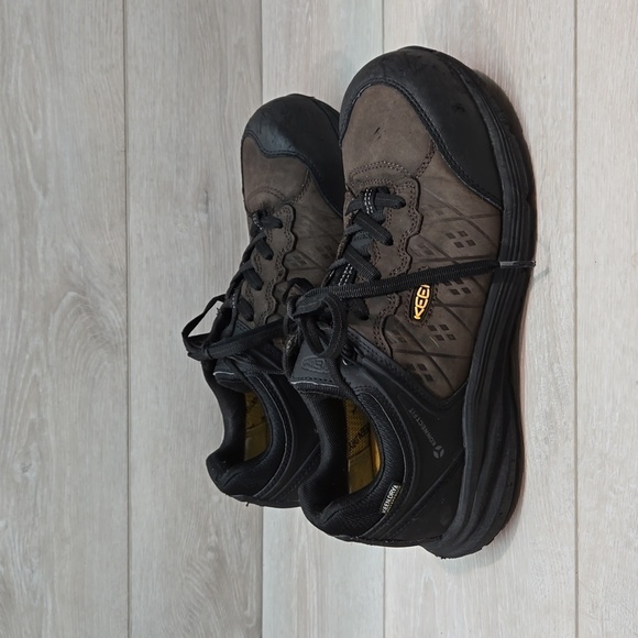 Keen Mens Utility Steel Toe Safty Work Leather Sneakers shoes sz 10D - Picture 2 of 13